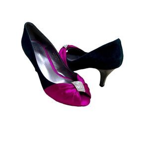 🌟75% OFF🌟NEW🌟 Kiss Cat Glitter Purple Black Evening Heels